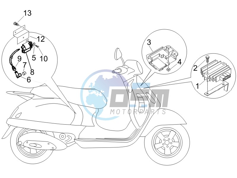 Voltage Regulators -ECU - H.T. Coil