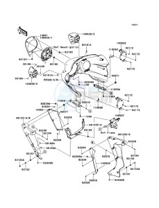 VN1700_VOYAGER_CUSTOM_ABS VN1700KCF GB XX (EU ME A(FRICA) drawing Cowling(Outer)