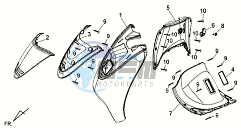 COWLING FRONT / COWLING INNER