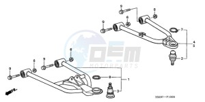 TRX250TM9 Australia - (U) drawing FRONT ARM