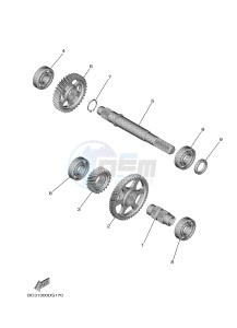 XP530E XP530E-A TMAX ABS (BV12) drawing TRANSMISSION