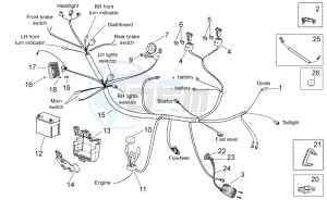 Scarabeo 50 2t e2 net drawing Electrical system