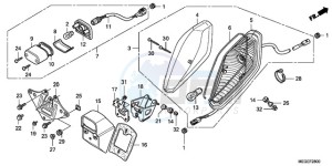 VT750CA9 Australia - (U / ST) drawing TAILLIGHT