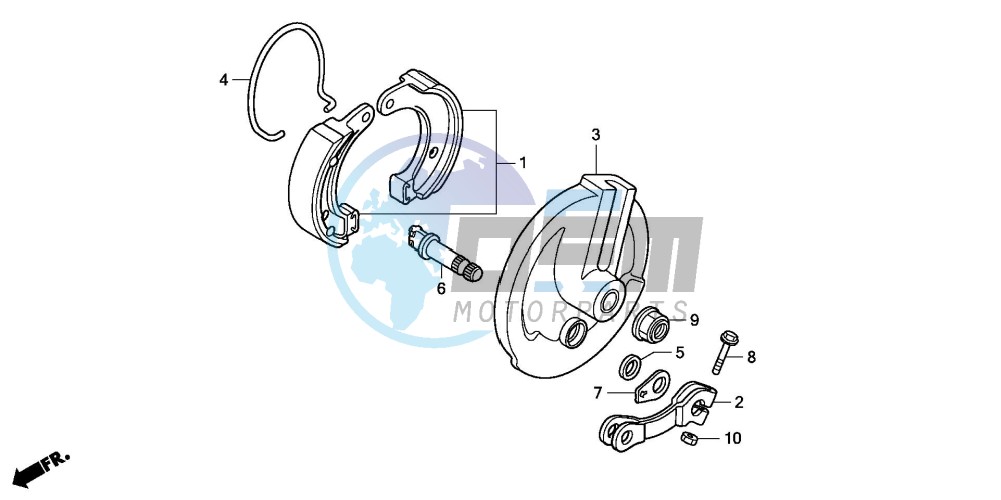 FRONT BRAKE PANEL