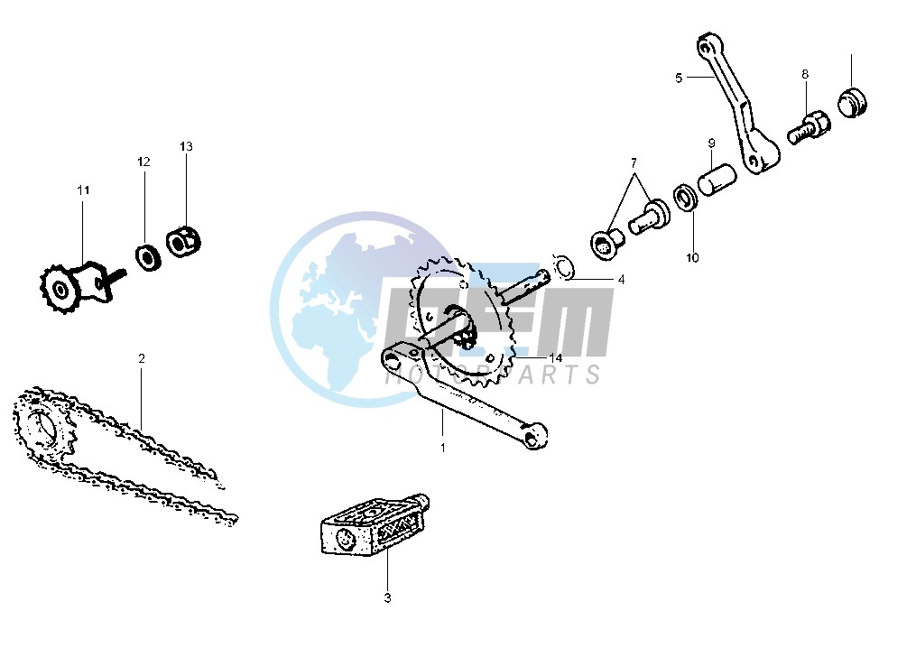 Crank Spindle