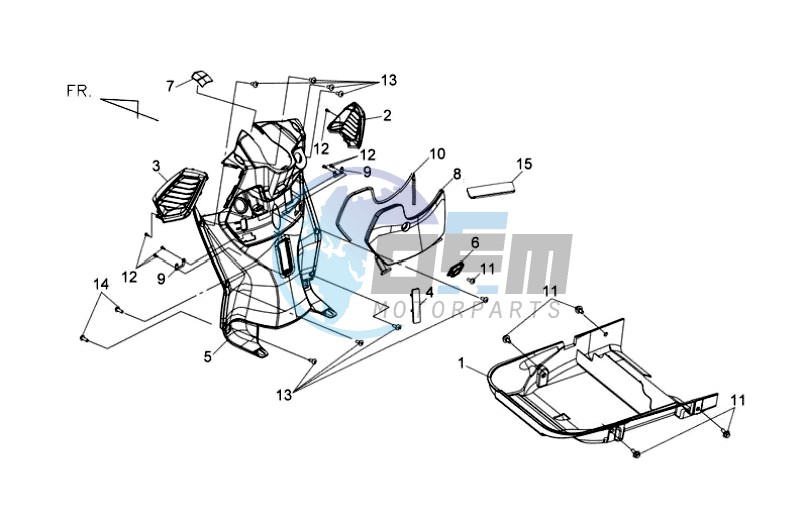 INNER LEG SHIELD / UNDERTAIL