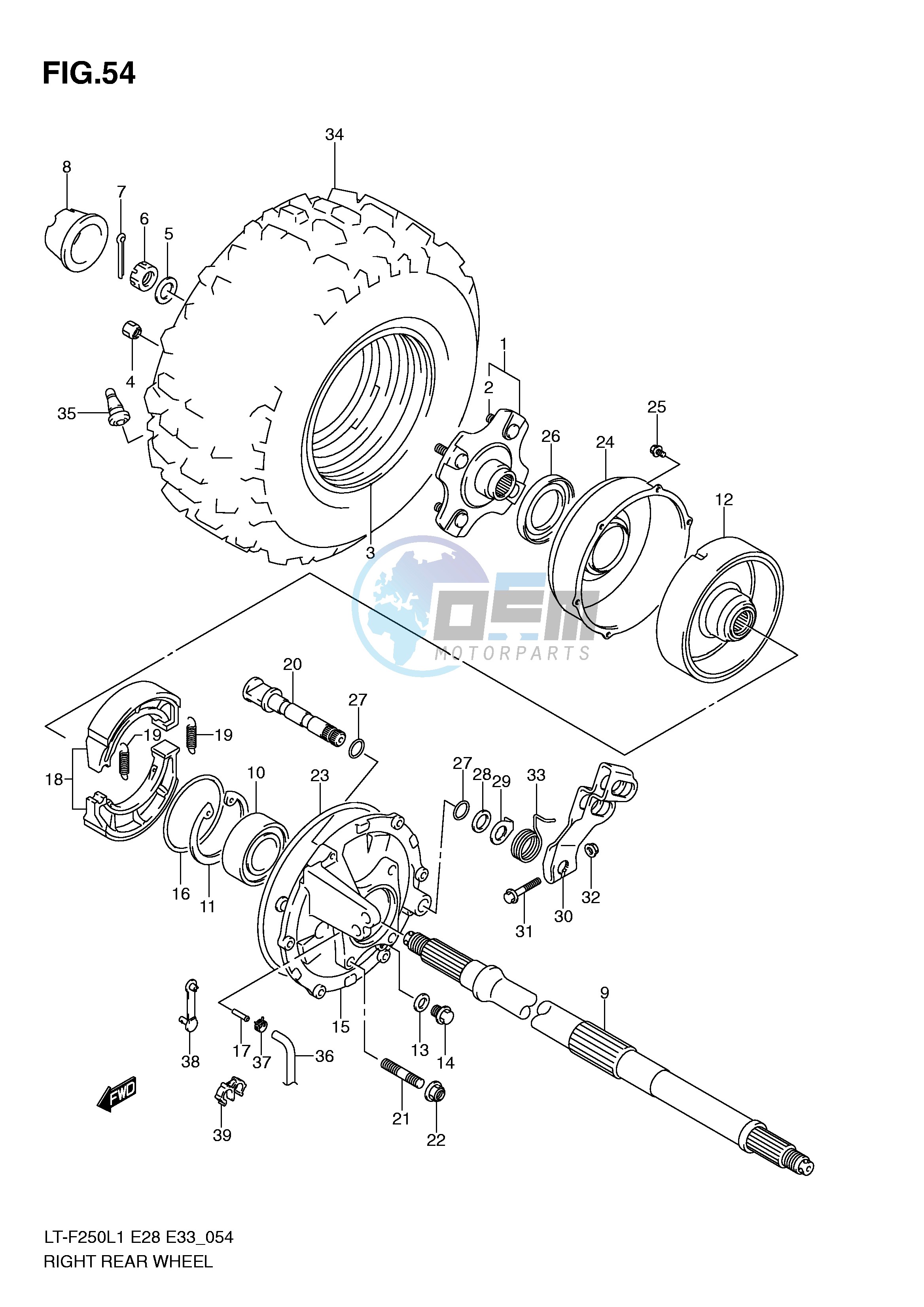 RIGHT REAR WHEEL