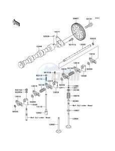 MULE 4010 DIESEL 4x4 KAF950F9F EU drawing Valve(s)/Camshaft(s)