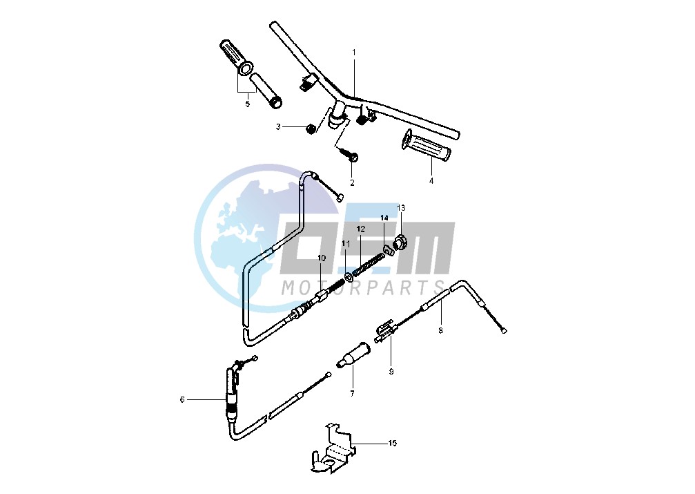 STEERING HANDLE -CABLE