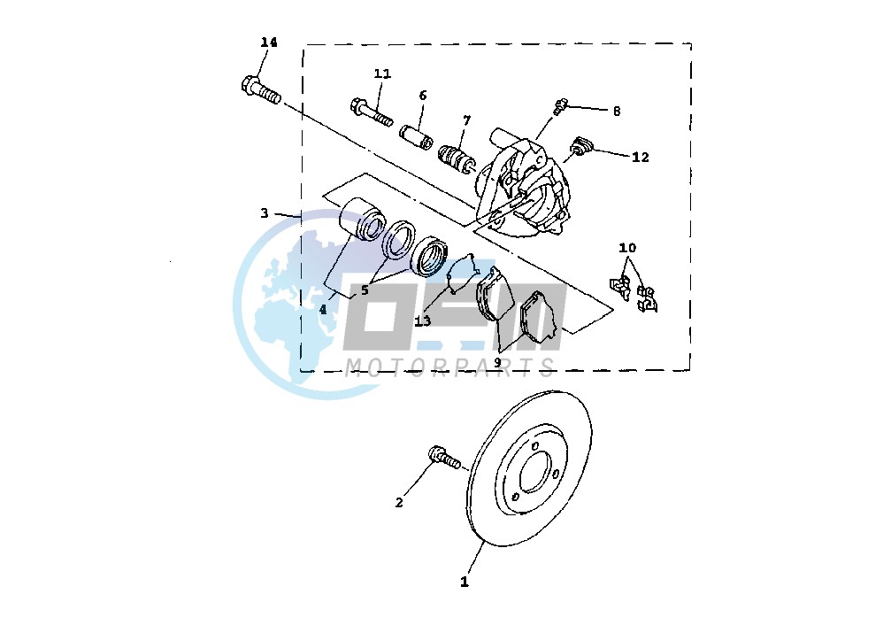 FRONT BRAKE CALIPER