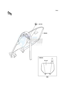 KX250F KX250T8F EU drawing Accessory