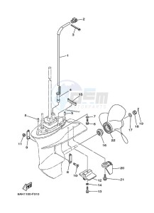 F20ELH-2010 drawing LOWER-CASING-x-DRIVE-2