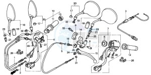 VT750C3 drawing SWITCH/CABLE