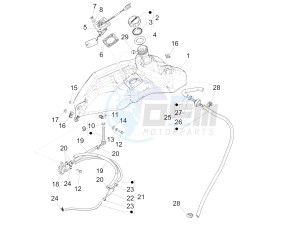 Primavera 50 2T (EMEA, APAC) drawing Fuel tank