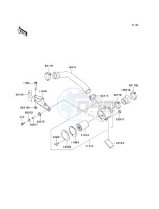 KAF 620 G [MULE 3000] (G6F-G8F) G6F drawing AIR CLEANER-BELT CONVERTER