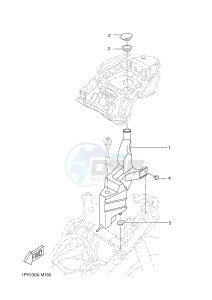 NS50N AEROX NAKED (1PL4) drawing OIL TANK