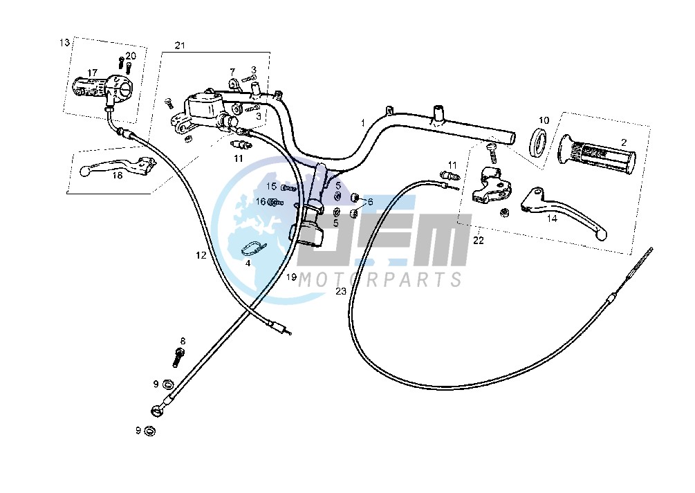 HANDLEBAR-DRIVE CONTROLS