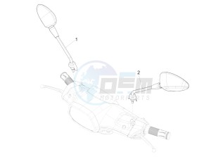 Sprint iGET 125 4T 3V ABS (EMEA) drawing Driving mirror/s