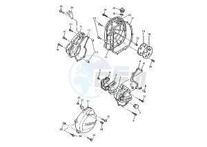 YZF R THUNDER CAT 600 drawing CRANKCASE COVER