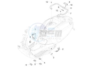 Sprint 125 4T 3V ie drawing Side cover - Spoiler