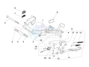 LX 125 4T 3V ie Vietnam drawing Stand