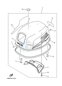 F15AEHS drawing FAIRING-UPPER