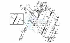 Nevada 750 drawing Front/rear shock absorber