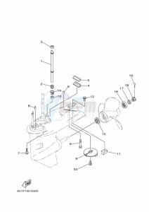 F40HET drawing PROPELLER-HOUSING-AND-TRANSMISSION-2