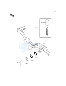 KLX250 KLX250SFF XX (EU ME A(FRICA) drawing Brake Pedal