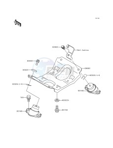 JF 650 B [TS] (B8) [TS] drawing ENGINE MOUNT