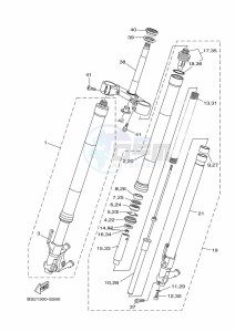 MT-09 MTN850-A (BS2M) drawing FRONT FORK