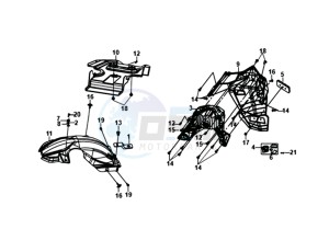 ORBIT III 125 (L8) EU EURO4 drawing REAR MUDGUARD - MUDGUARD