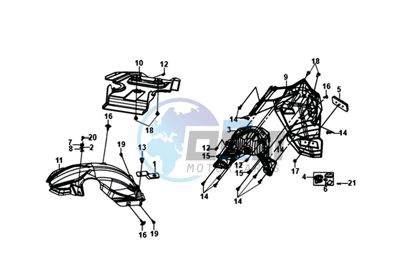 REAR MUDGUARD - MUDGUARD