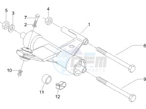 LX 125 4T E3 Vietnam drawing Swinging arm