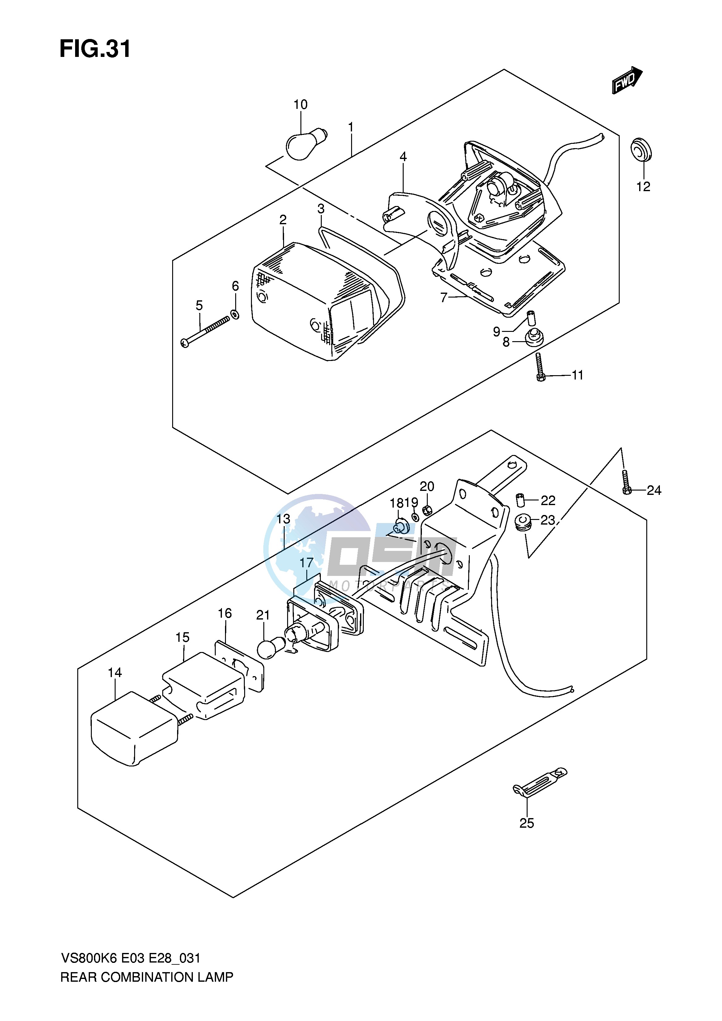 REAR COMBINATION LAMP