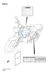 TU250X (E24) drawing LABEL