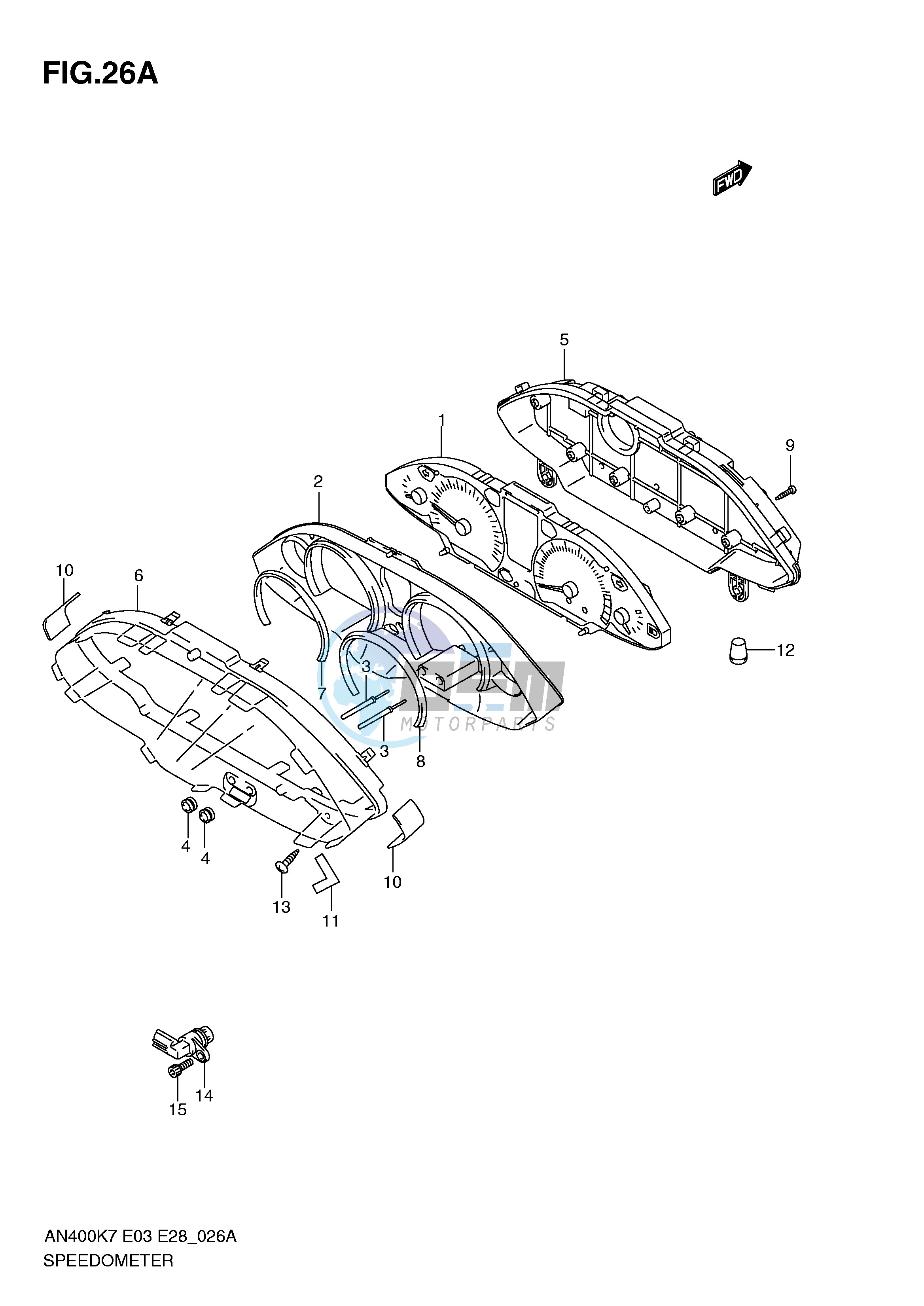 SPEEDOMETER (AN400AK9 AL0 ZAL0)