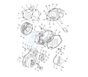 XT Z TENERE 660 drawing CRANKCASE COVER