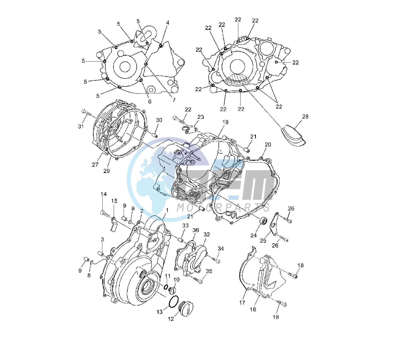 CRANKCASE COVER