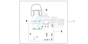 VT750C9 Australia - (U / MK) drawing CUSTOM WINDSHIELD