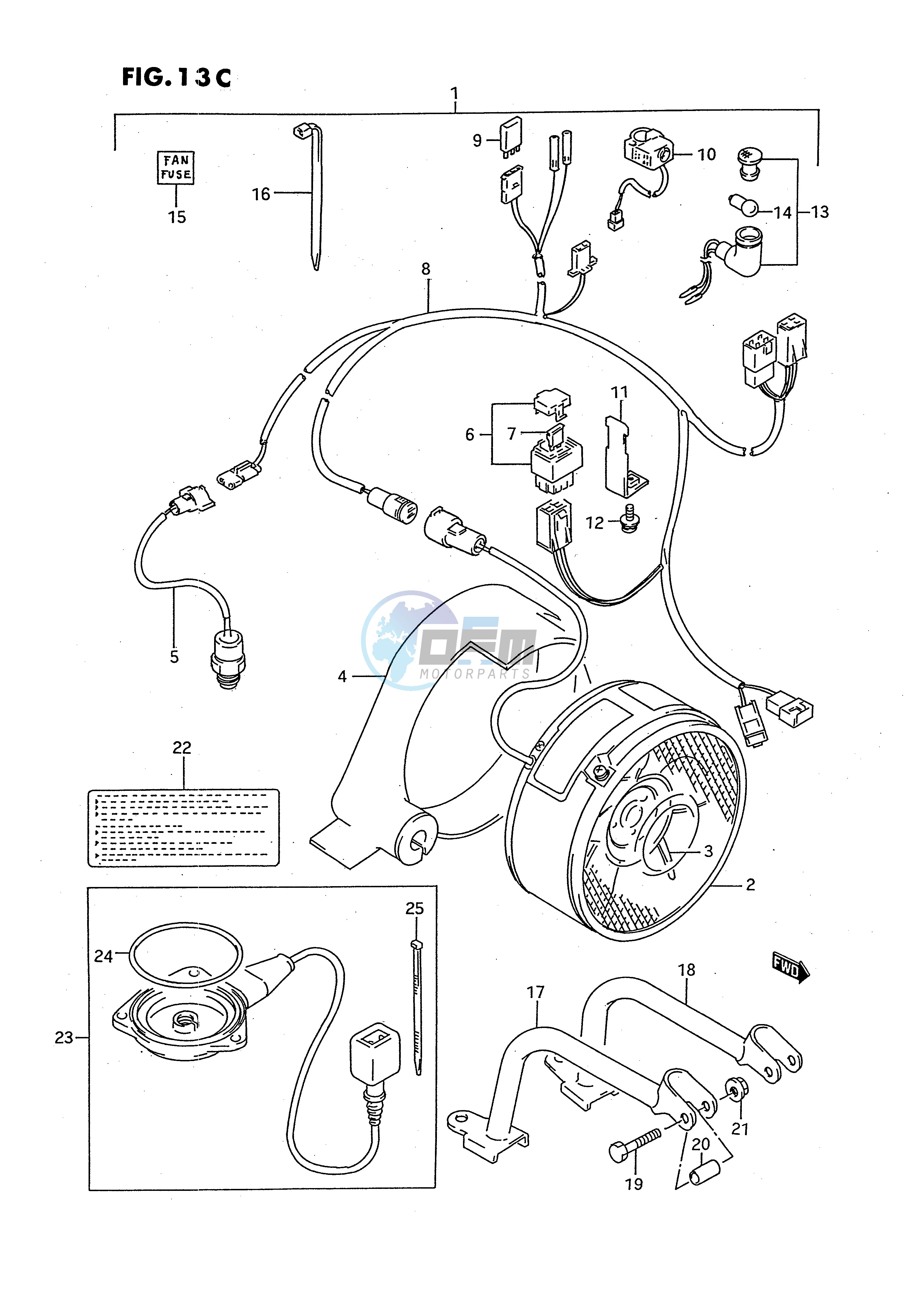 COOLING FAN (MODEL T:OPTIONAL)