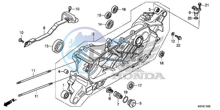 LEFT CRANKCASE