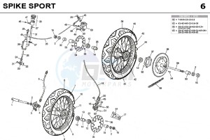 SPIKE SPORT 50 drawing WHEELS