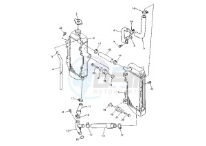 YZ F 426 drawing RADIATOR-HOSE