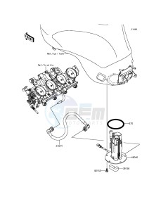 NINJA_ZX-6R ZX636EFF FR GB XX (EU ME A(FRICA) drawing Fuel Pump