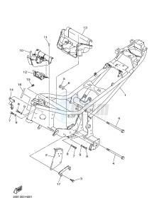 XJ6NA XJ6S 600 DIVERSION (S-TYPE) (36BH 36BJ) drawing FRAME