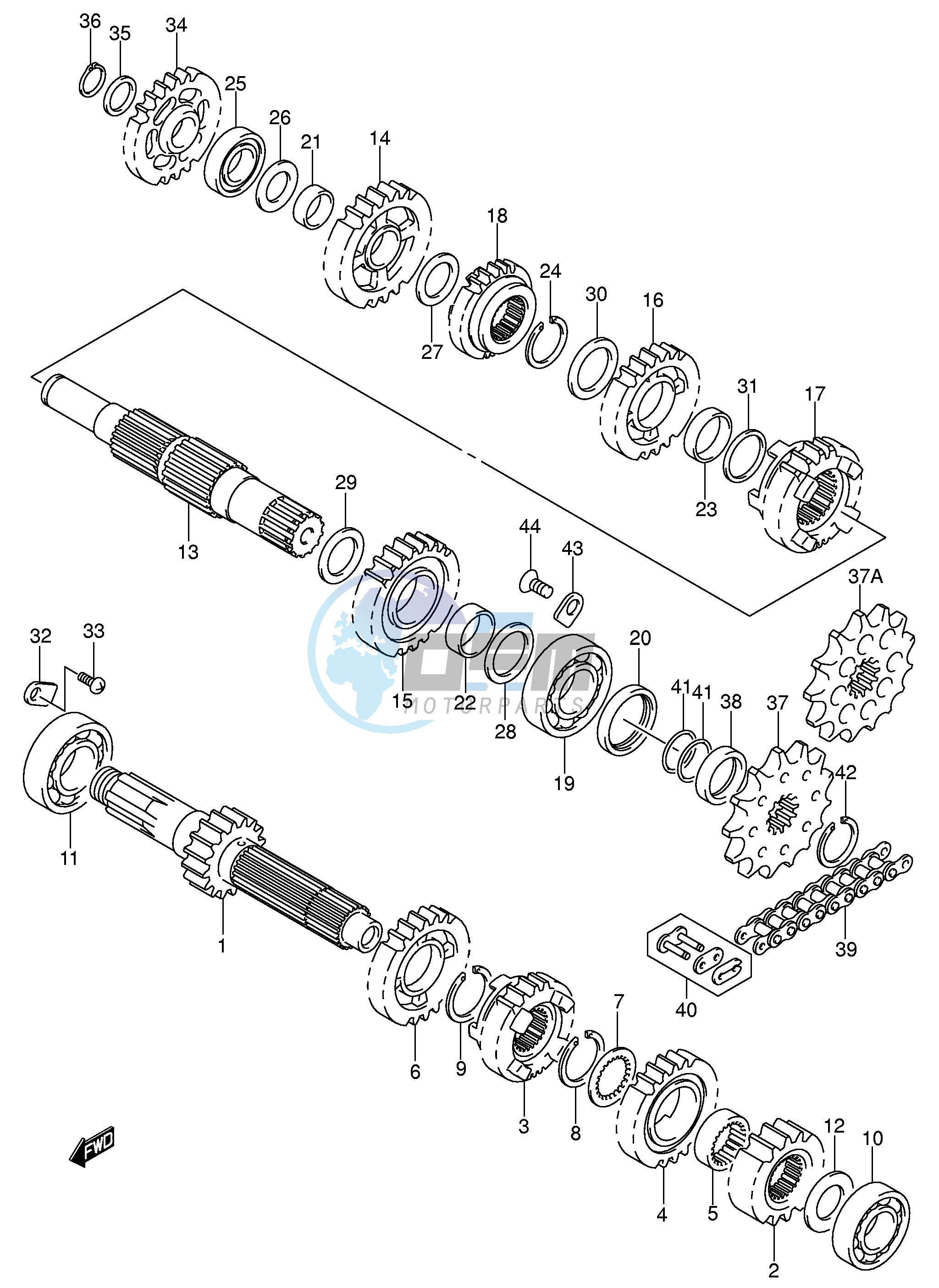 TRANSMISSION (MODEL K4 K5 K6)