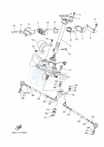 YFM700FWBD YFM70KPXK (B5K3) drawing STEERING