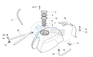 V7 Racer 750 USA-CND drawing Fuel tank