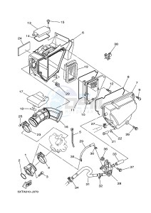 XT250 XT250G (1YBK) drawing INTAKE